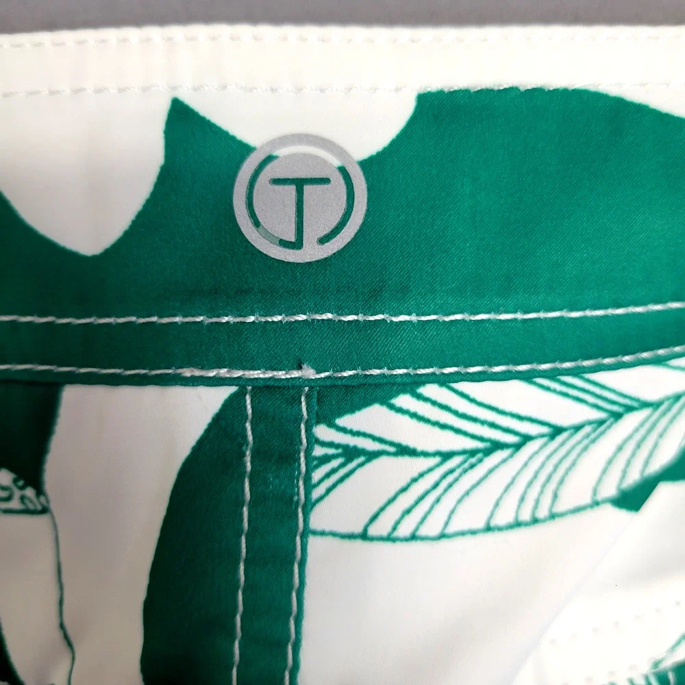 Talbots Skirt Womens 10 Floral Print Zip Pockets Lightweight Golf Outdoor Casual